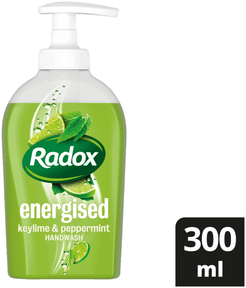Radox Feel Energised Keylime and Peppermint Cleansing Hand Wash Soap 300ml