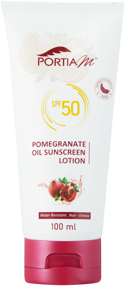 Portia M Pomegranate SPF 50 Oil Sunscreen Lotion 100ml
