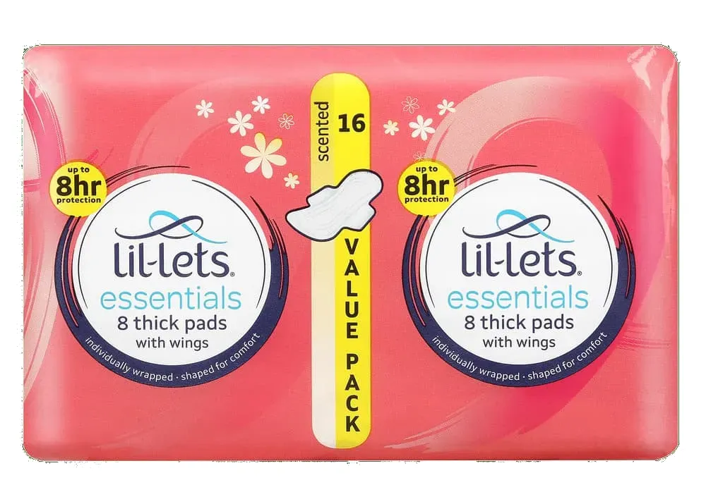 Lil-lets Essentials Scented Pads 16s