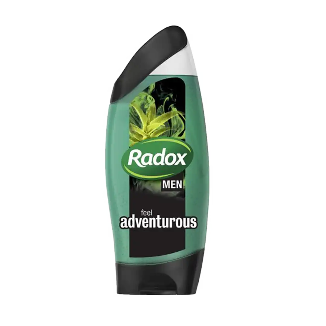 Front of Radox Men Feel Adventurous Body Wash 250ml bottle