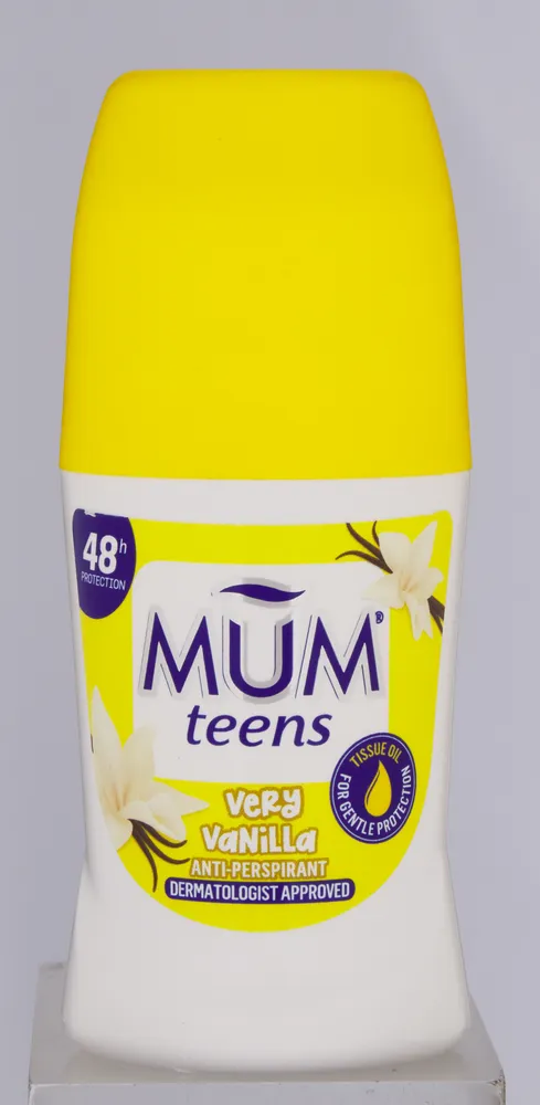 MUM Teen Very Vanilla Anti-Perspirant Roll-On 50ml