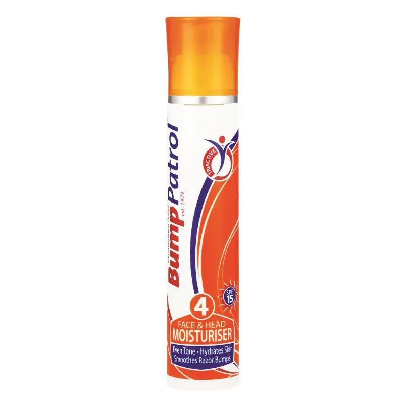 Front of Bump Patrol Face & Head Moisturiser 50 ml bottle