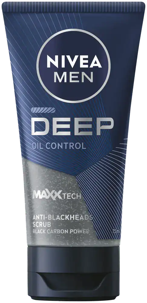 Nivea MEN Deep Oil Control Anti-Blackheads Scrub 75ml