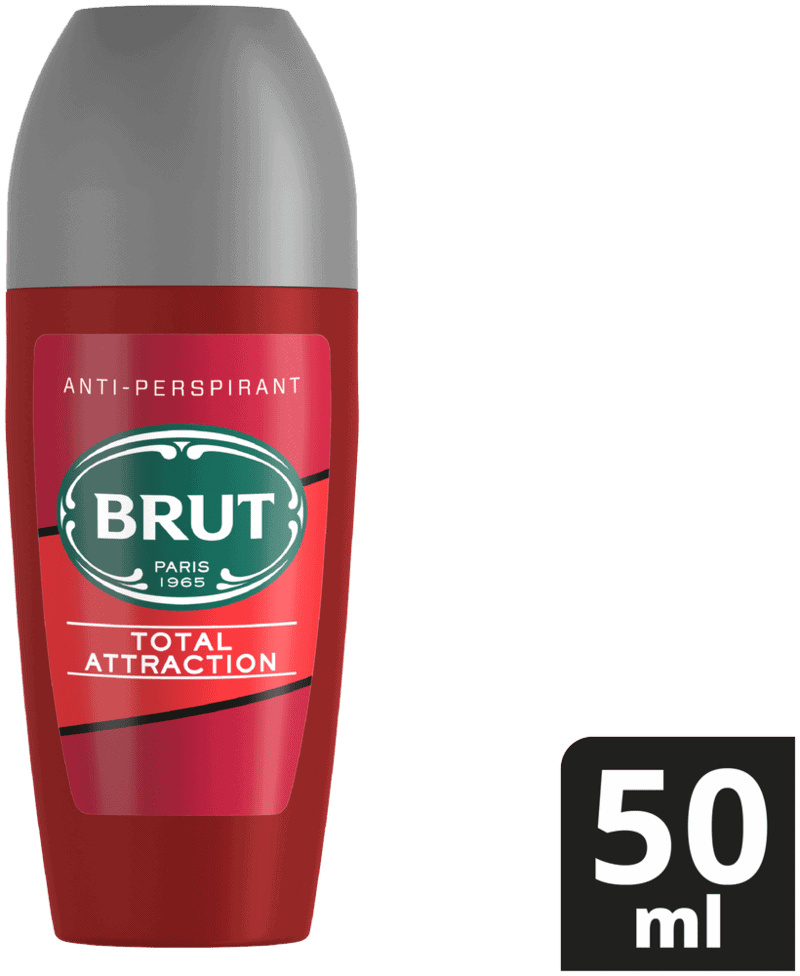 BRUT Total Attraction Antiperspirant Roll-On Deodorant 50ml