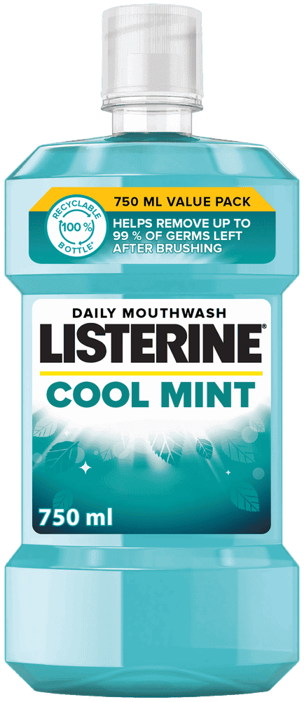 Listerine Cool Mint Daily Mouthwash 750ml