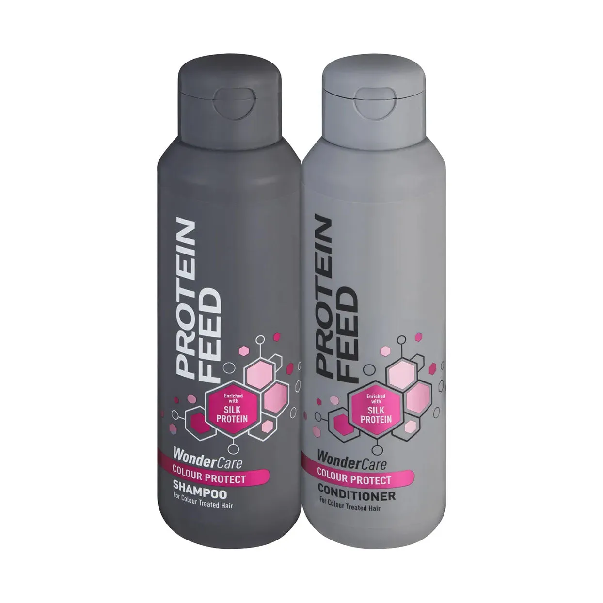 Front of Protein Feed WonderCare Colour Protect Shampoo & Conditioner 2x500 ml pack
