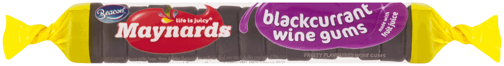Beacon Maynards Blackcurrant Flavoured Wine Gums 39g