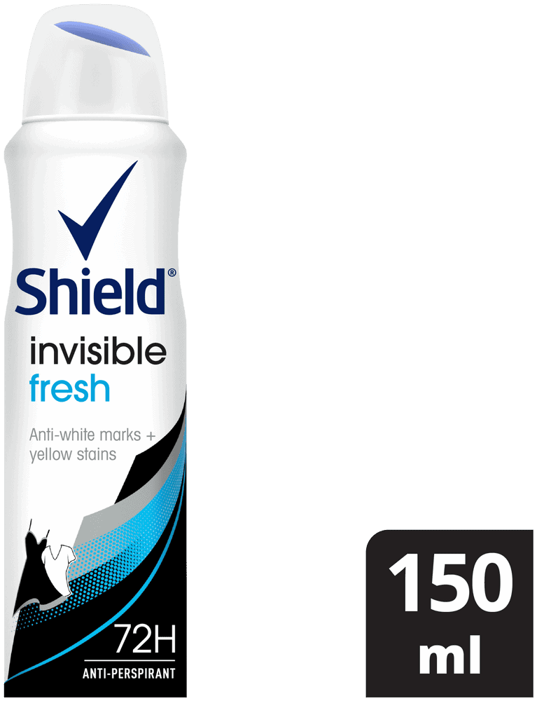 Shield Women Invisible Fresh Antiperspirant Deodorant Body Spray 150ml