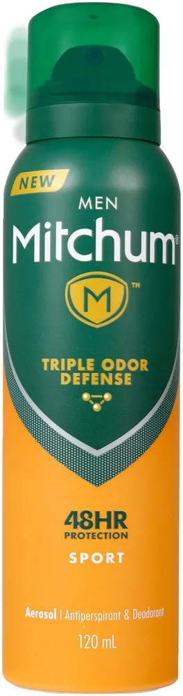 Mitchum Men Sport Antiperspirant & Deodorant Aerosol 120ml