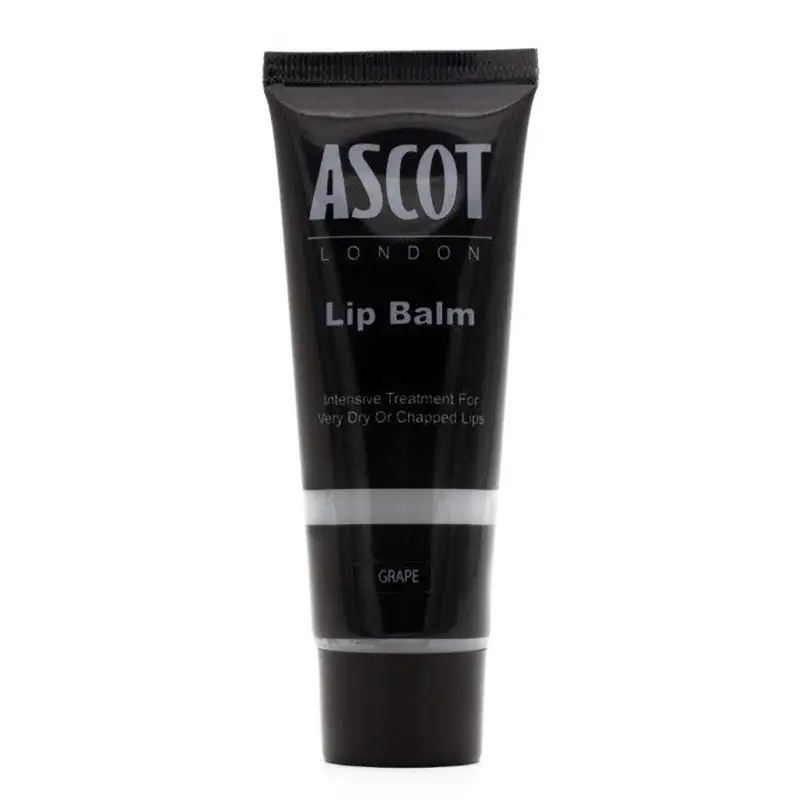 Front of Ascot London Lip Balm Grape tube