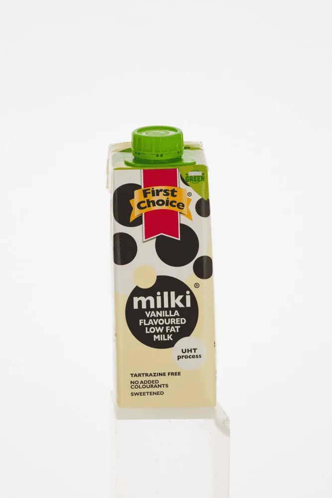 First Choice Milki Vanilla Flavoured Full Cream Milk 250ml