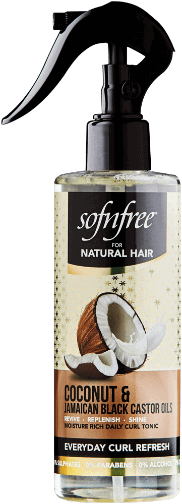 Sofnfree Coconut & Jamaican Black Castor Oils Everyday Curl Refresh 240ml