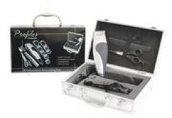 Carmen Profiles 13 Piece Professional Grooming Set case open showing tools
