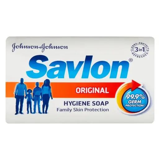 Front of Savlon Original Hygiene Soap 175g bar