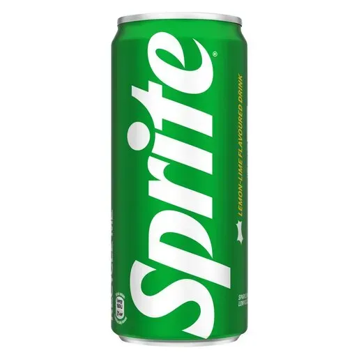 Front of Sprite lemon-lime flavoured drink can 300 ml