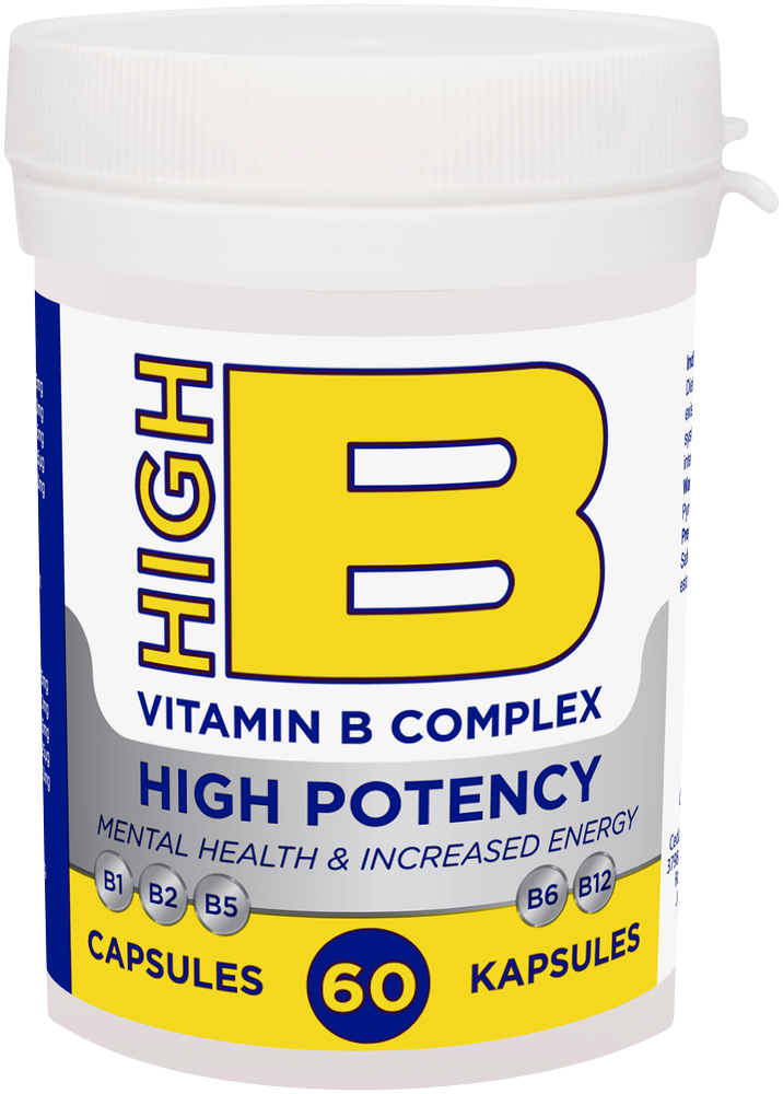 HIGH B Vitamin B Complex Capsules 60pk