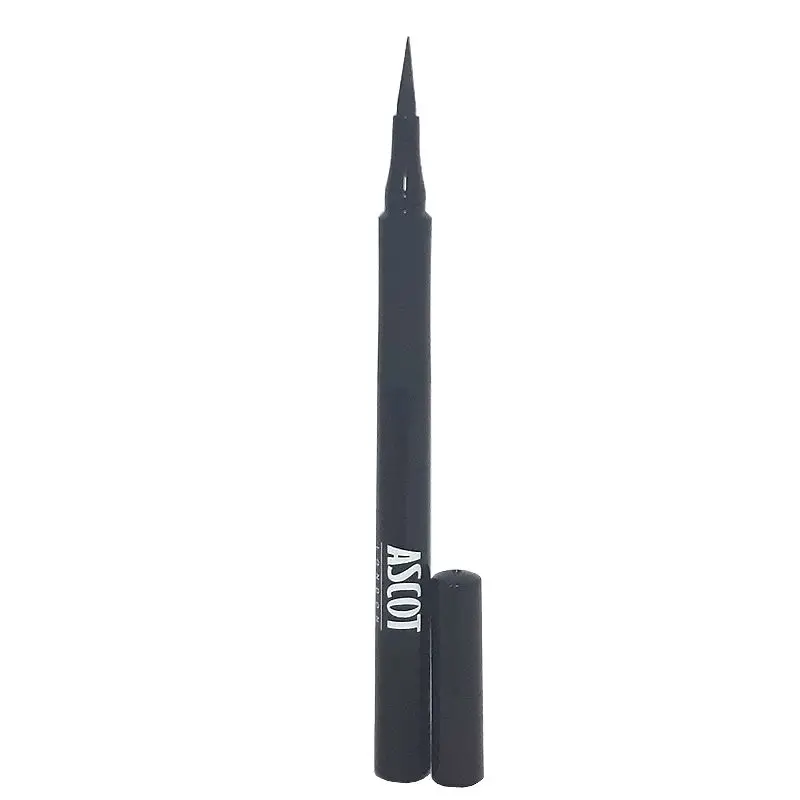 Ascot Felt Tip Eyeliner Pen with cap removed, uncapped tip shown