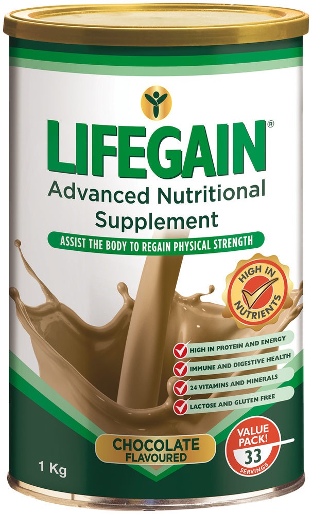 Lifegain Chocolate Flavoured Advanced Nutritional Supplement 1kg