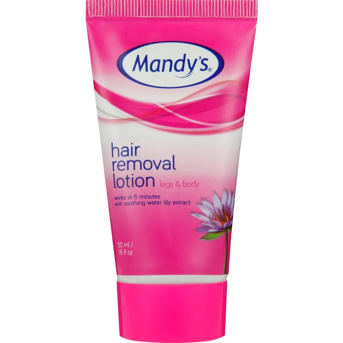 Front of Mandy's Hair Removal Lotion 50 ml tube