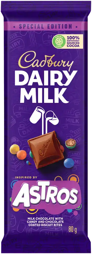 Cadbury Dairy Milk Astros Chocolate 80g