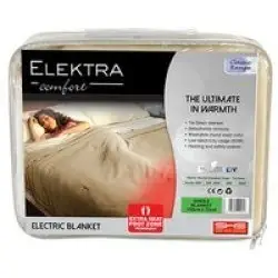 Front of Elektra Classic Electric Blanket single pack