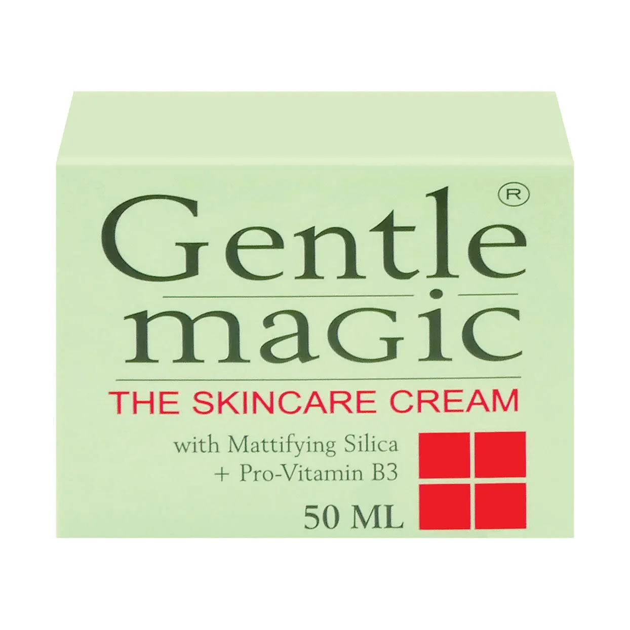Front of Gentle Magic The Skincare Cream 50ml carton