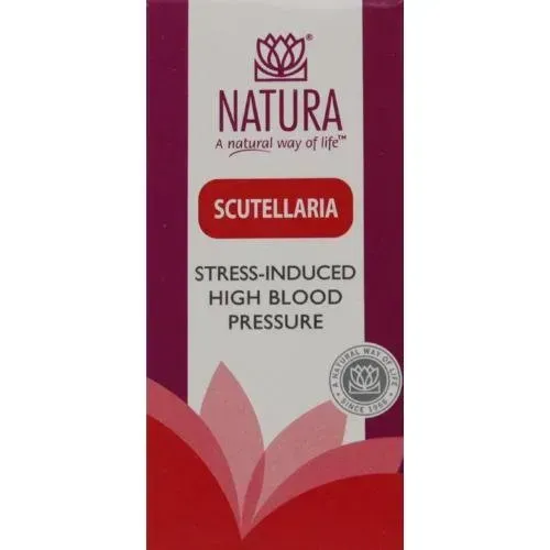 Front of Natura Scutellaria tablets box, 150's