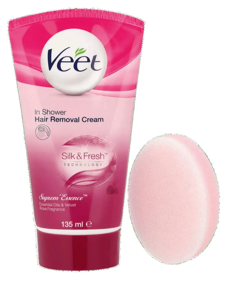 Veet Suprem' Essence In Shower Hair Removal Cream 2pc