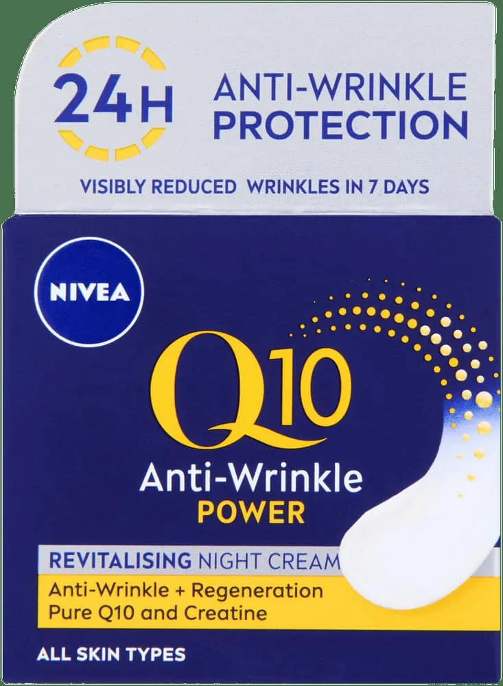 Nivea Q10 Anti-Wrinkle Power Revitalising Night Cream 50ml
