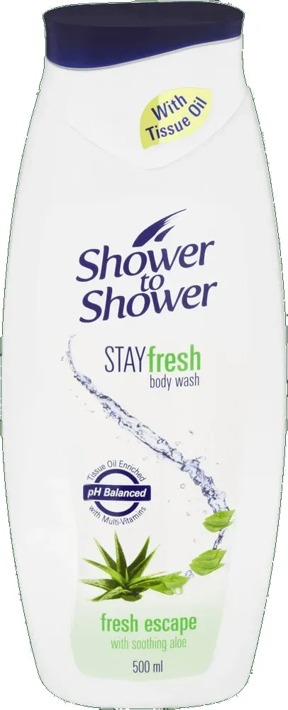 Shower To Shower Fresh Escape Body Wash 500ml