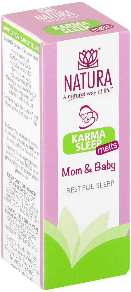 Natura Mom & Baby Karma Sleep Melts Tablets 50pk