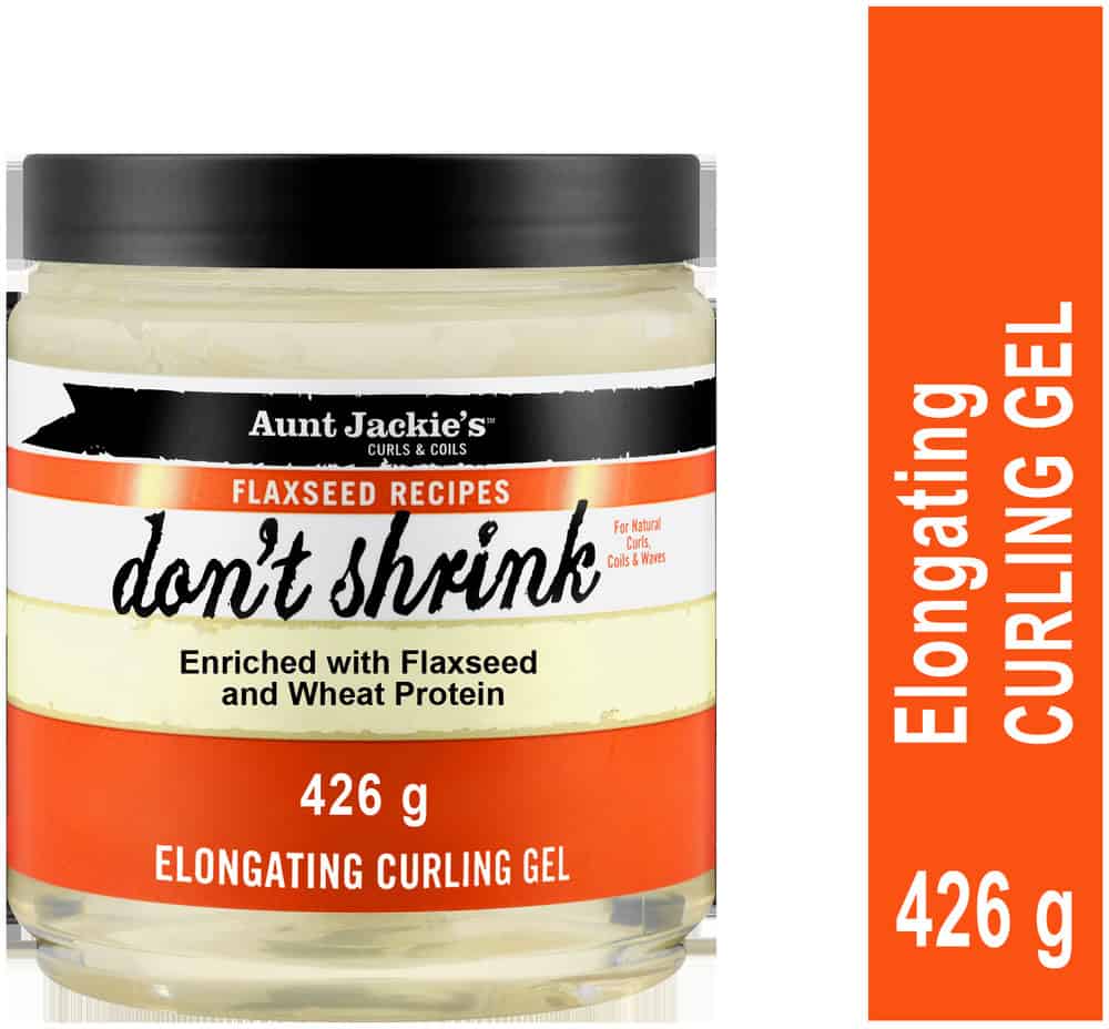 Aunt Jackie's Curls & Coils Collection Don't Shrink Flaxseed Elongating Curling Gel 426ml