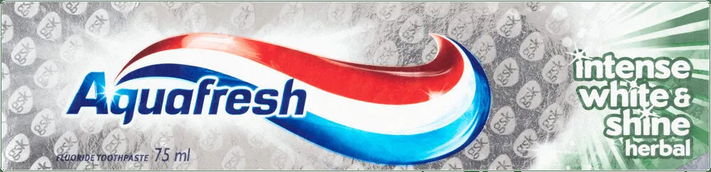 Aquafresh Intense White & Shine Herbal Flouride Toothpaste 75ml