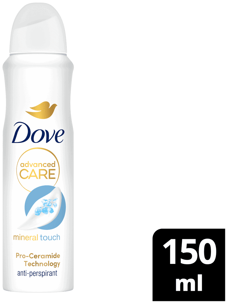 Dove Mineral Touch Anti-Perspirant Body Spray 150ml