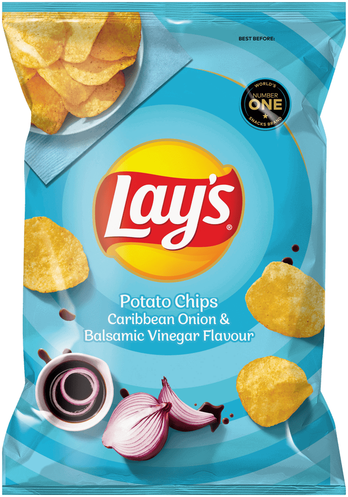 Lay's Caribbean Onion & Balsamic Vinegar Flavour Potato Chips 36g 36g