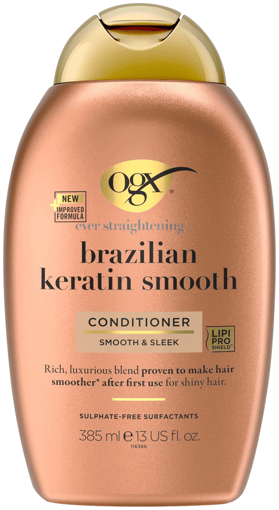 OGX Brazilian Keratin Smooth Ever Straightening+ Conditioner 385ml 385ml
