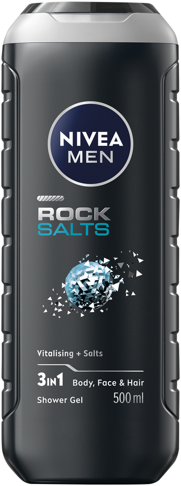 Nivea MEN Rock Salts 3-in-1 Shower Gel 500ml