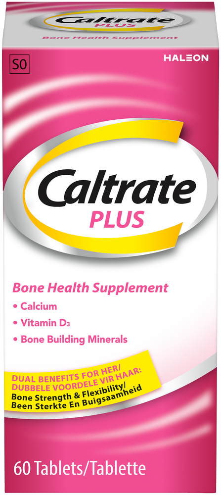 Caltrate Plus Bone Health Supplement Tablets 60pk