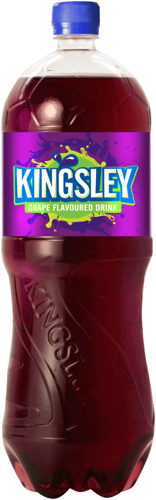 Kingsley Grape Flavoured Sparkling Soft Drink 2L
