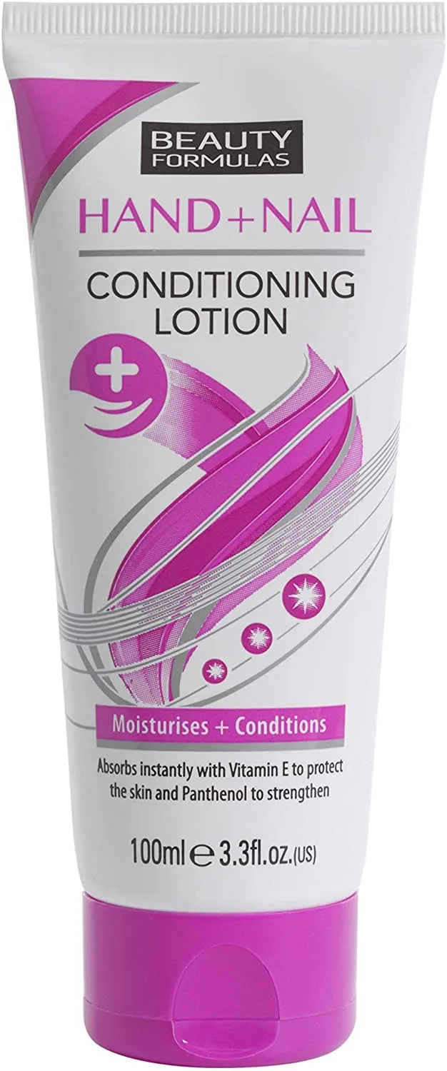 Front of Beauty Formulas Hand + Nail Conditioning Lotion 100 ml tube
