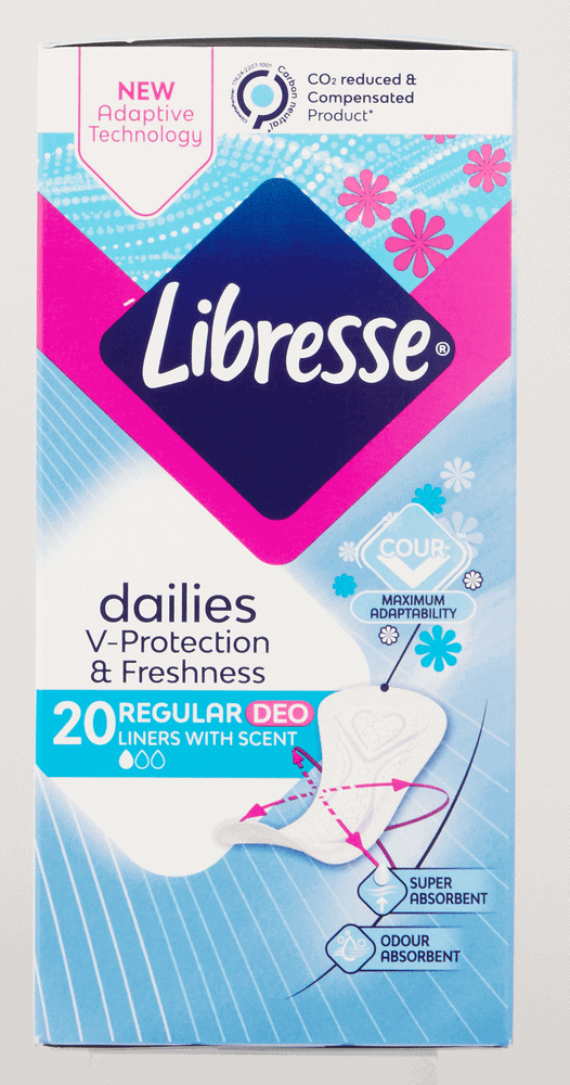 Libresse Scented Regular Deo Liners 20pk