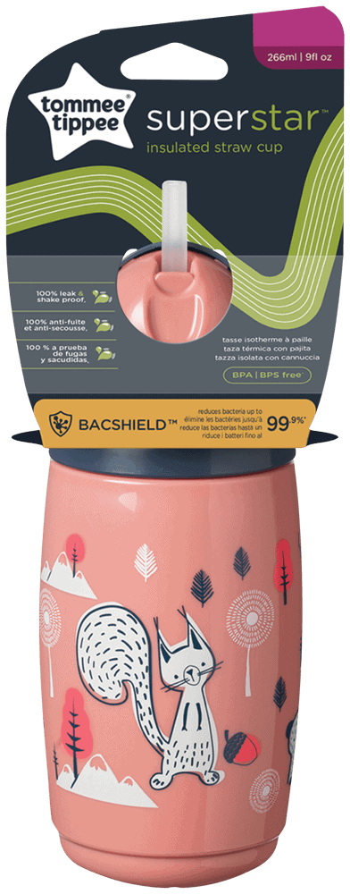 Tommee Tippee Superstar Insulated Straw Cup 266ml