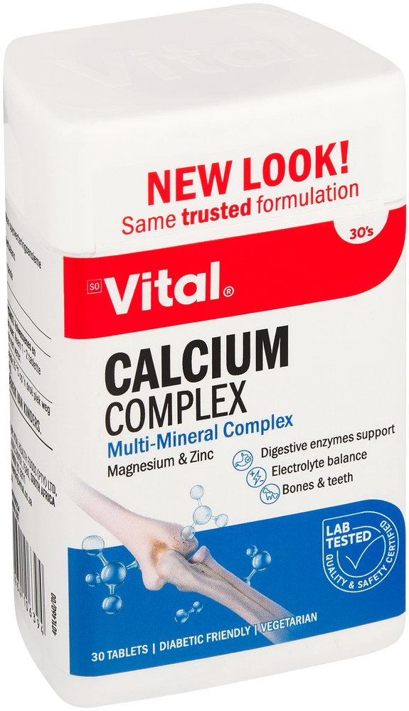 Vital Calcium Multi-Mineral Complex Tablets 30pk