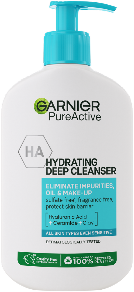 Garnier Pure Active Hydrating Deep Cleanser 250ml