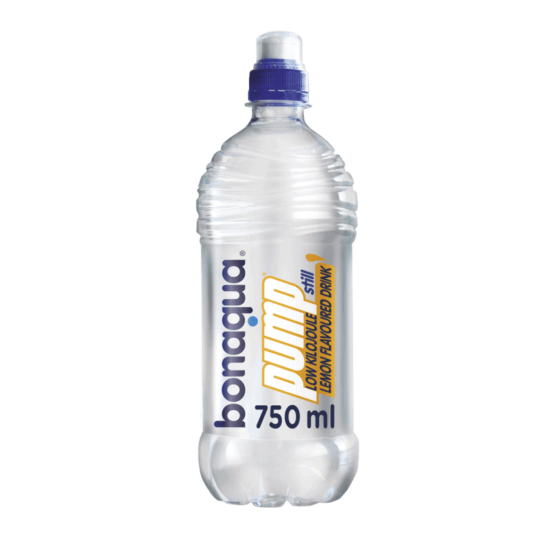 Bonaqua Pump Lemon Flavoured Still Drink 750ml
