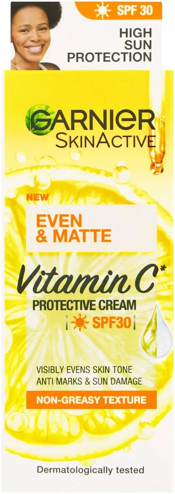 Garnier SkinActive SPF 30 Even & Matte Vitamin C Protective Cream 50ml