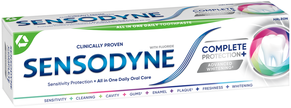 Sensodyne Complete Protection Advanced Whitening Fluoride Toothpaste 75ml