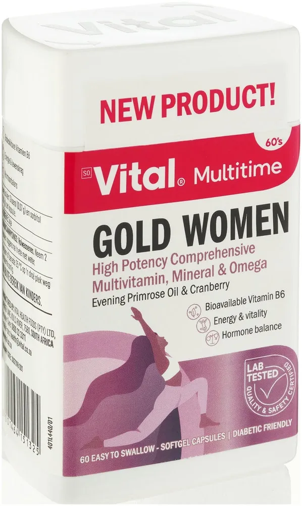 Vital Multitime Gold Women Capsules 60pk