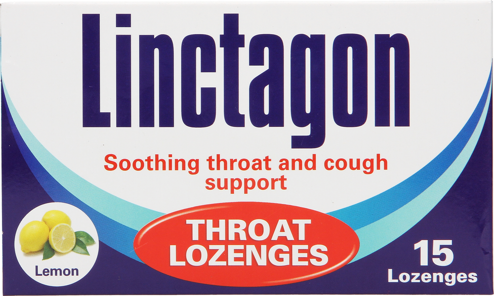 Linctagon Lemon Throat Lozenges 20pk