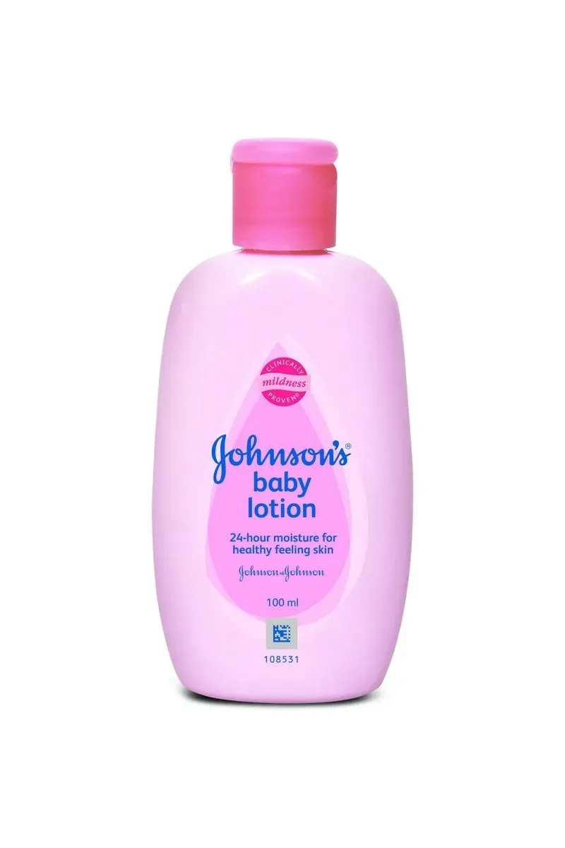 Front of Johnson's Baby Lotion 100 ml bottle